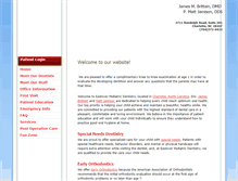 Tablet Screenshot of eastoverpediatricdentistry.com